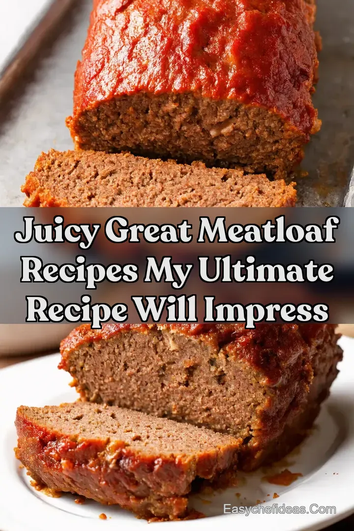 Juicy Great Meatloaf Recipes My Ultimate Recipe Will Impress