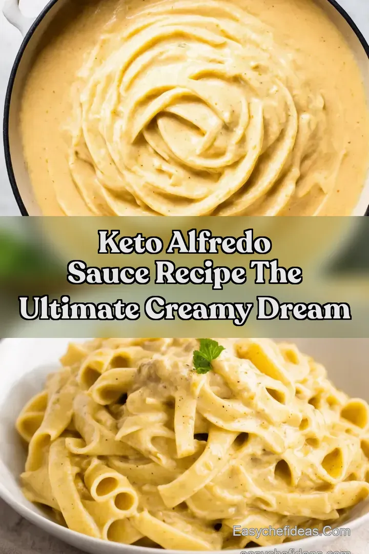 Keto Alfredo Sauce Recipe The Ultimate Creamy Dream