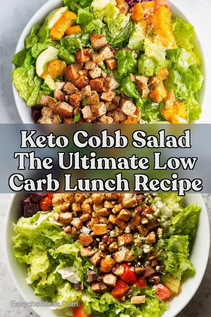 Keto Cobb Salad The Ultimate Low Carb Lunch Recipe