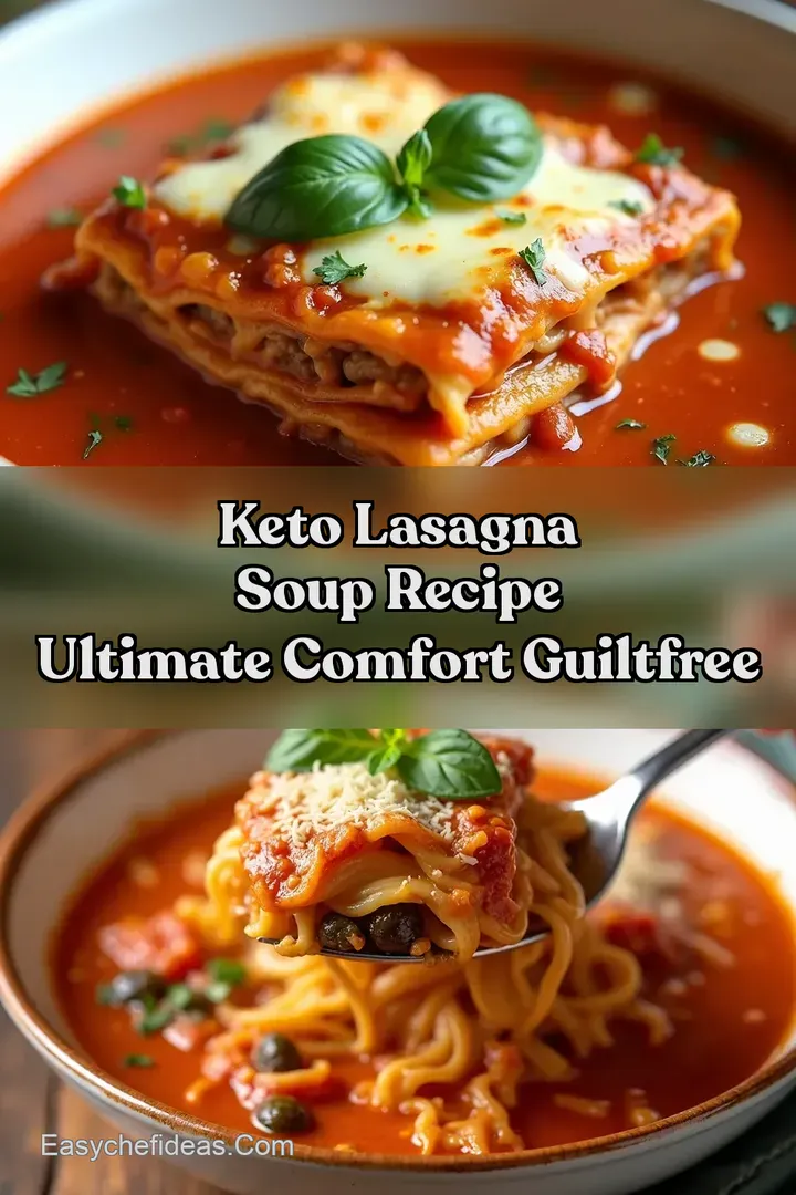 Keto Lasagna Soup Recipe Ultimate Comfort GuiltFree