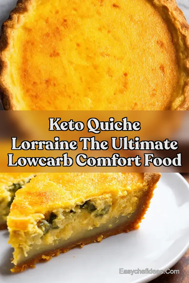 Keto Quiche Lorraine The Ultimate LowCarb Comfort Food