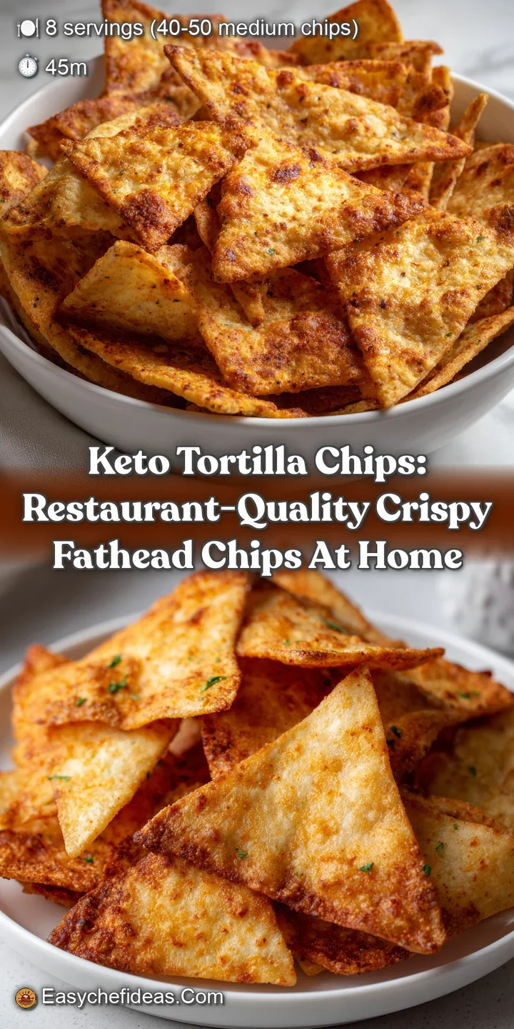 Keto Tortilla Chips: Restaurant-Quality Crispy Fathead Chips at Home