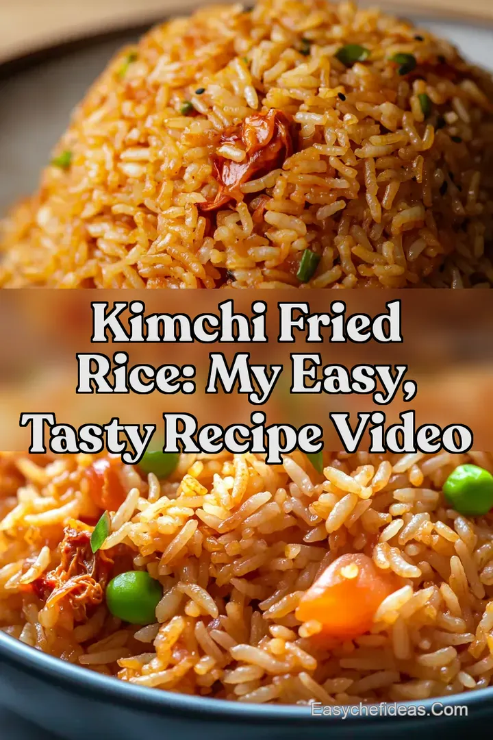 Kimchi Fried Rice: My Easy Tasty Recipe Video