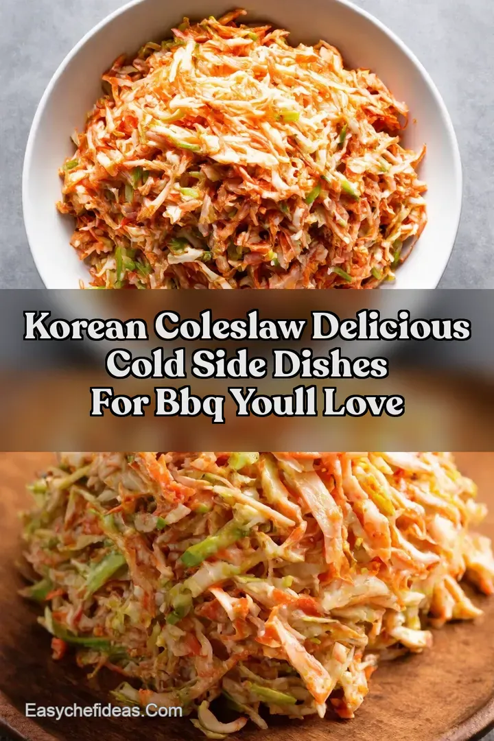Korean Coleslaw Delicious Cold Side Dishes For BBQ Youll Love