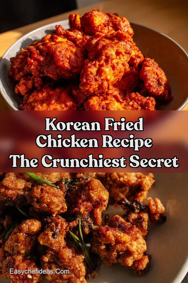 Korean Fried Chicken Recipe The Crunchiest Secret