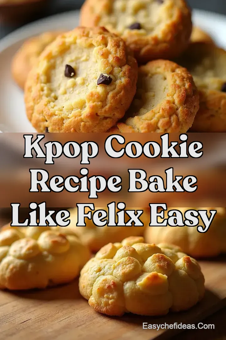 KPop Cookie Recipe Bake Like Felix Easy