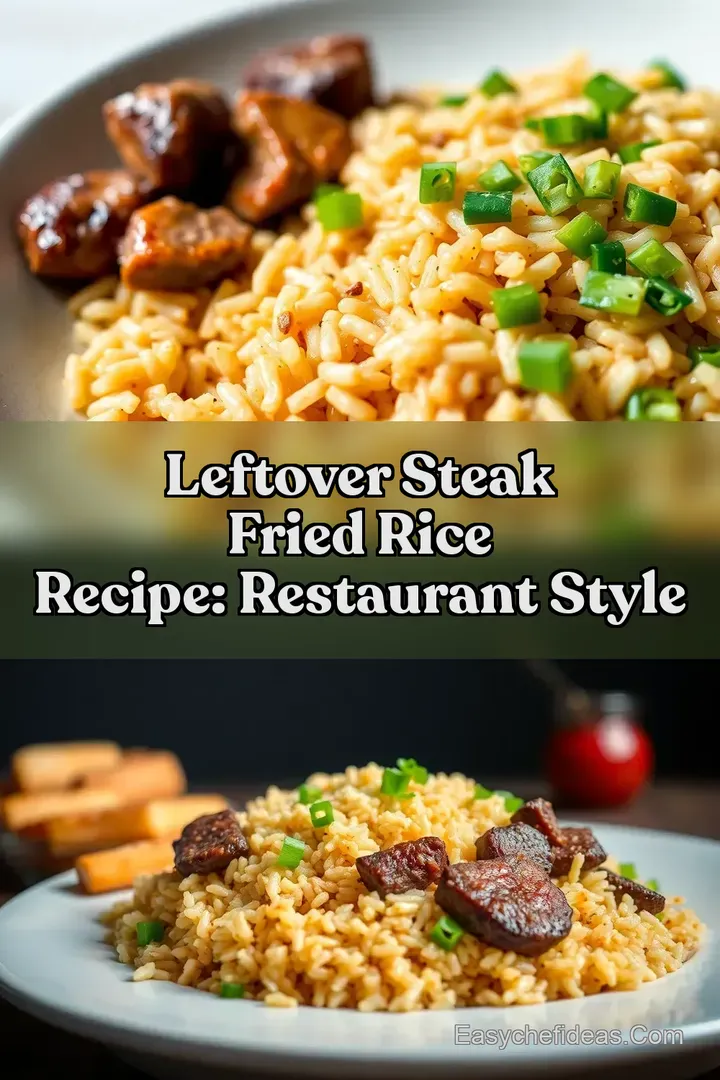 Leftover Steak Fried Rice Recipe: Restaurant Style