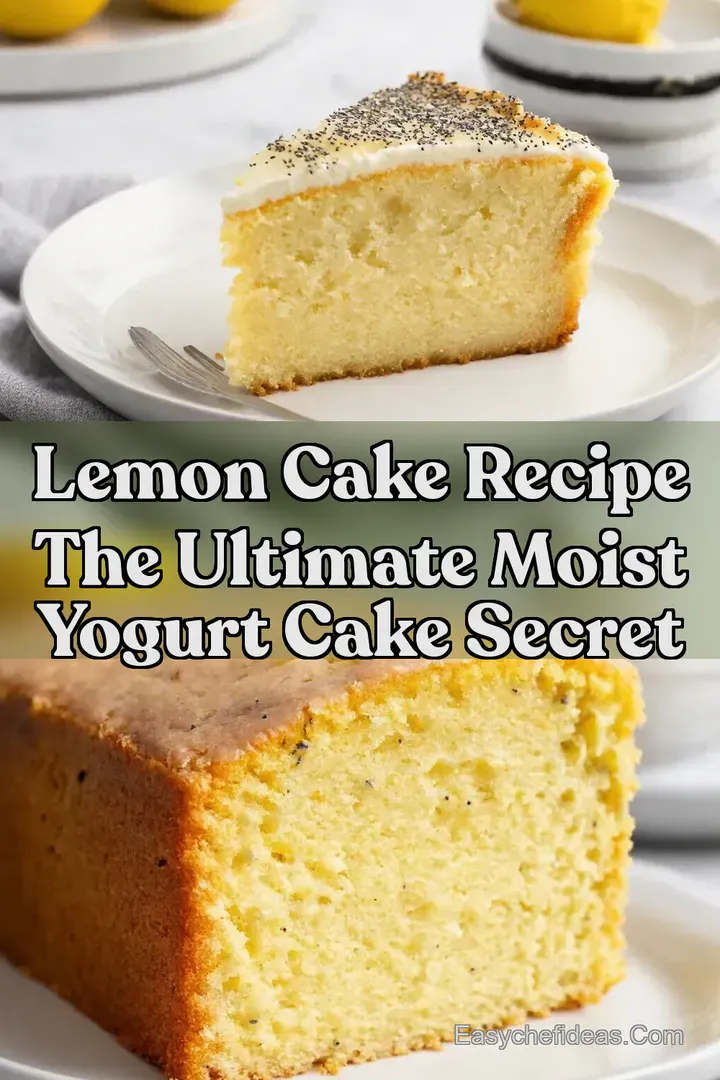 Lemon Cake Recipe The Ultimate Moist Yogurt Cake Secret