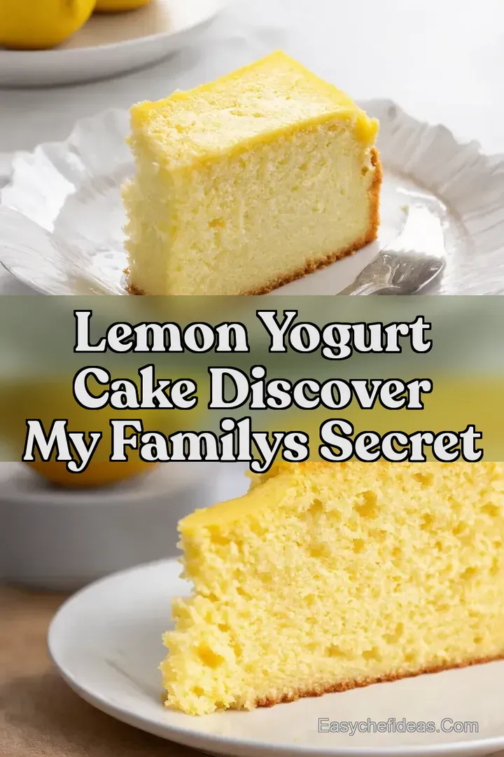 Lemon Yogurt Cake Discover My Familys Secret