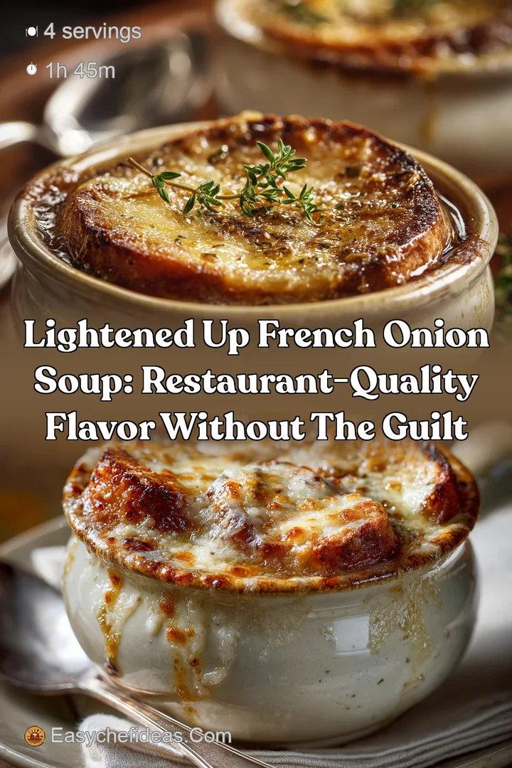 Lightened Up French Onion Soup: Restaurant-Quality Flavor Without the Guilt