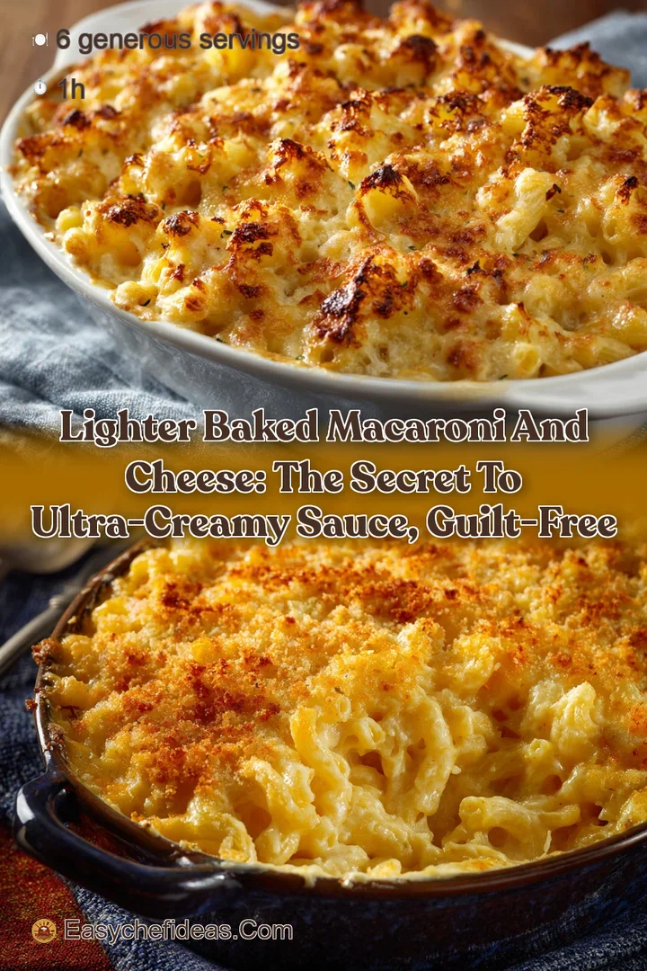 Lighter Baked Macaroni and Cheese: The Secret to Ultra-Creamy Sauce Guilt-Free
