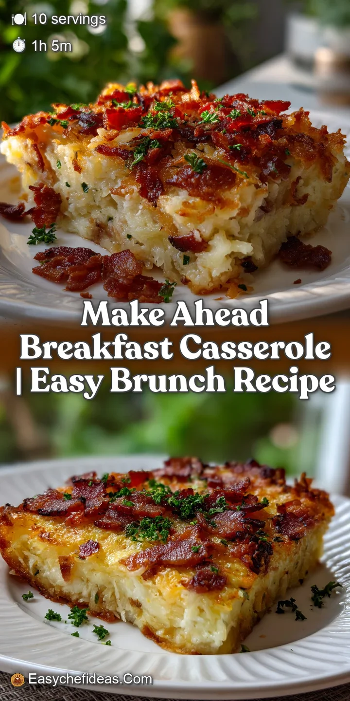 Close-up shot of a breakfast casserole with a perfectly browned cheese crust, rich textures of eggs and sausage, creating ...