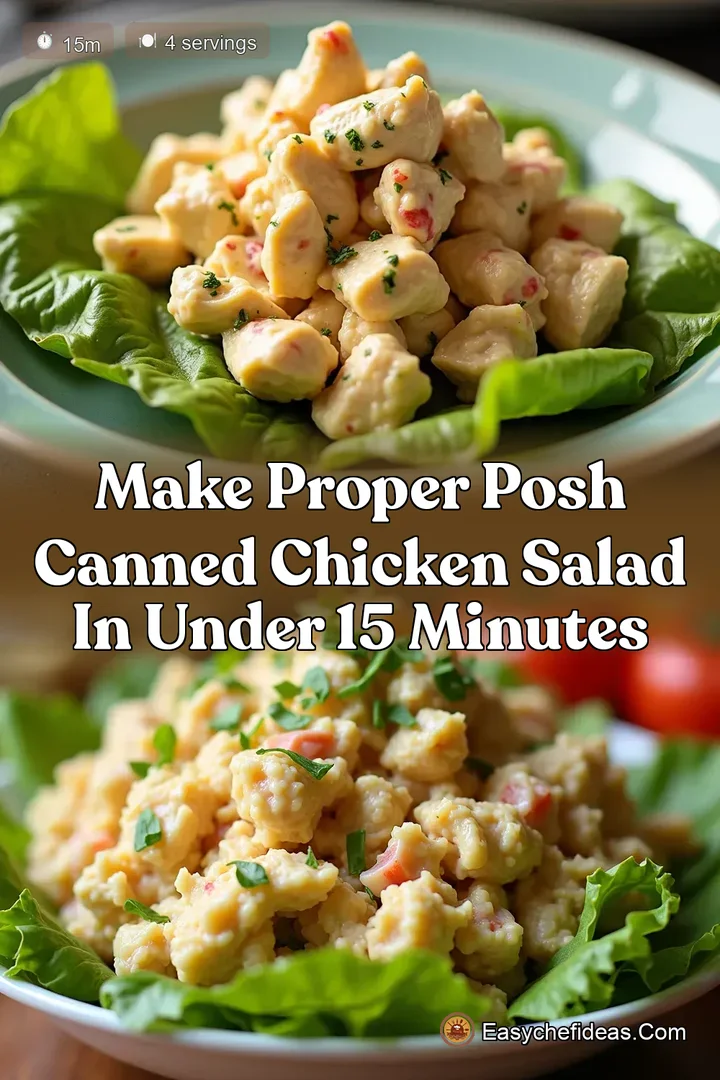 Make Proper Posh Canned Chicken Salad in Under 15 Minutes
