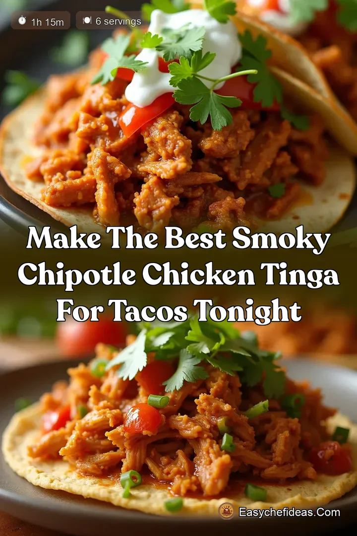 Make the Best Smoky Chipotle Chicken Tinga for Tacos Tonight