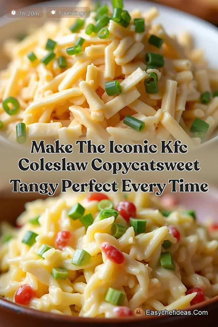 Make the Iconic KFC Coleslaw CopycatSweet Tangy Perfect Every Time