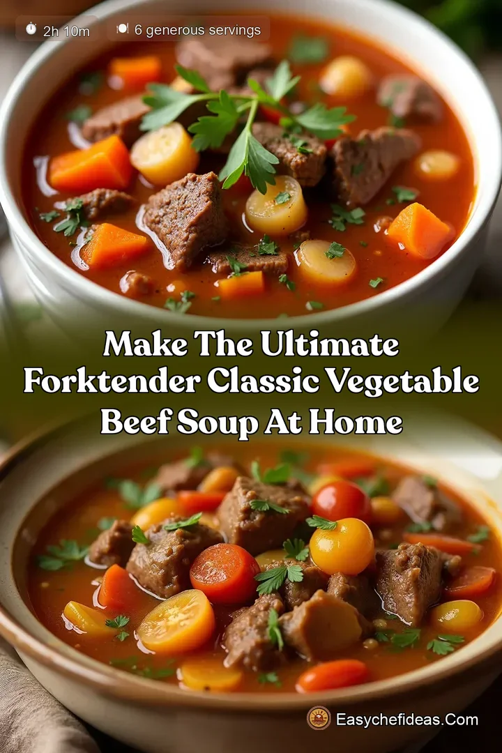 Make The Ultimate ForkTender Classic Vegetable Beef Soup at Home