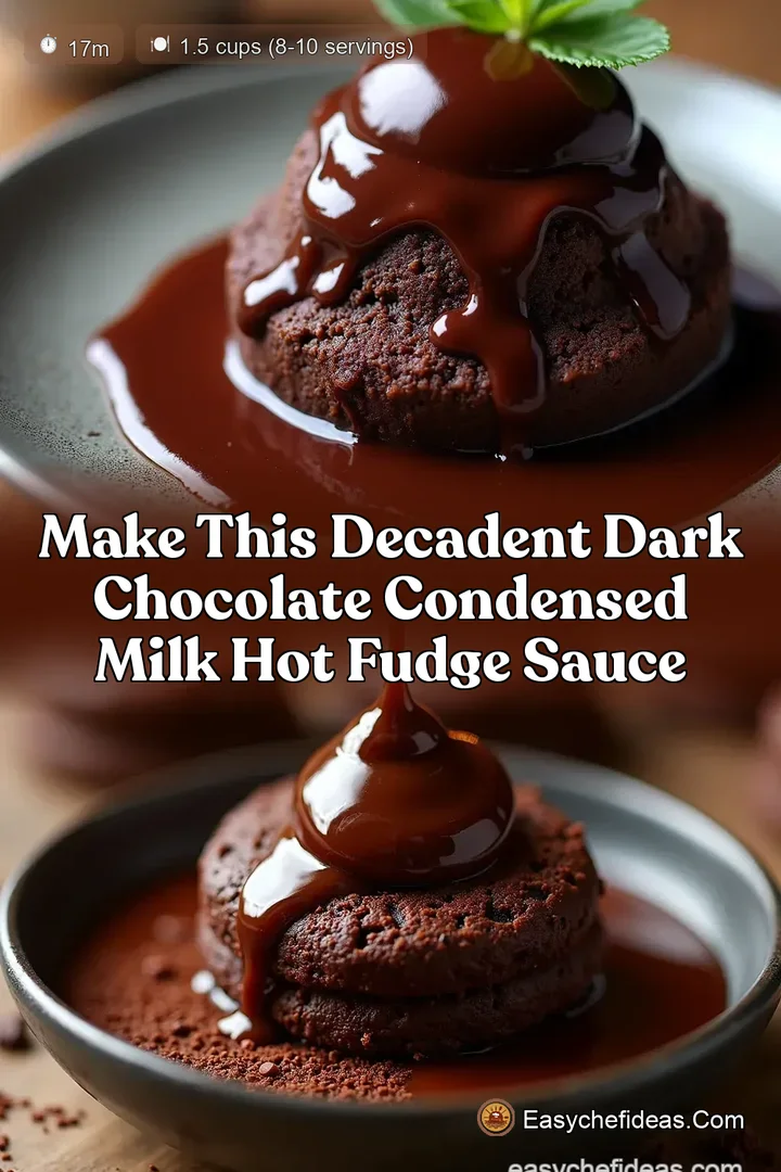 Make This Decadent Dark Chocolate Condensed Milk Hot Fudge Sauce