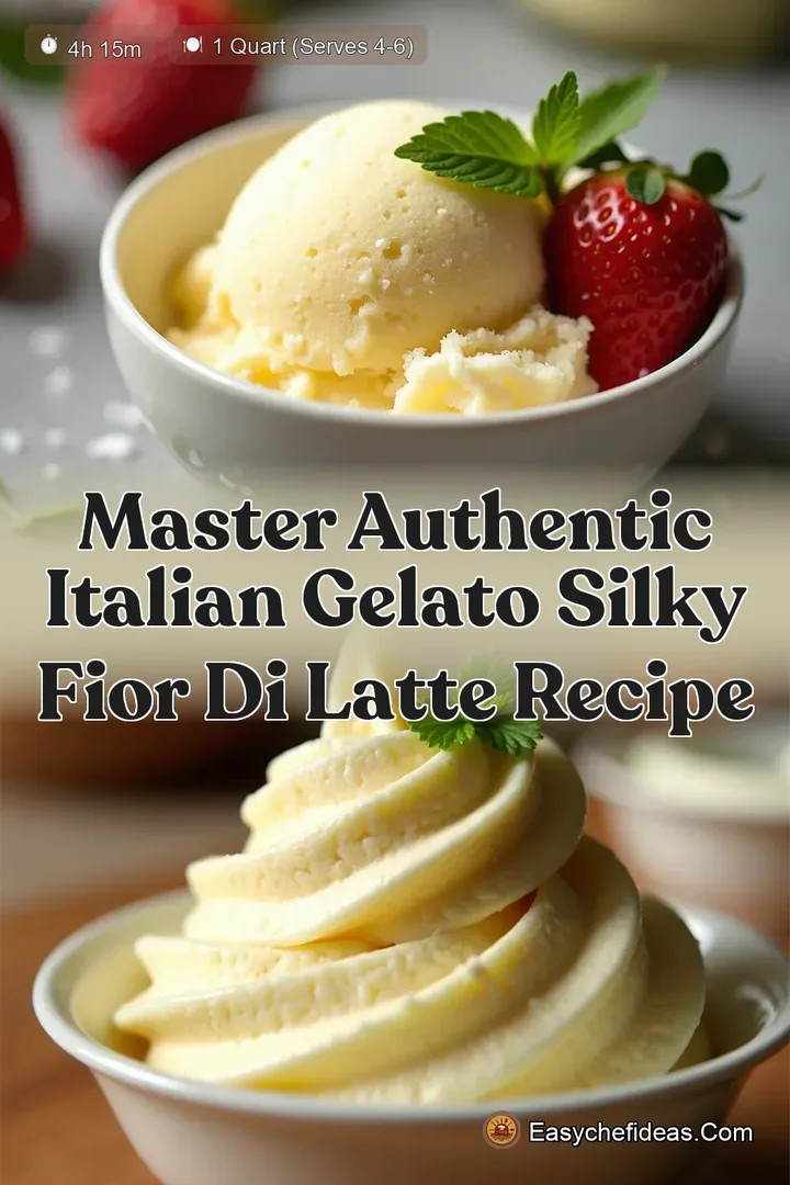 Master Authentic Italian Gelato Silky Fior di Latte Recipe