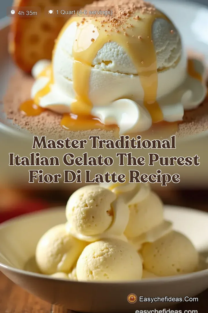 Master Traditional Italian Gelato The Purest Fior di Latte Recipe