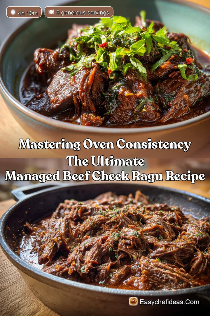 Mastering Oven Consistency The Ultimate Managed Beef Cheek Ragu Recipe