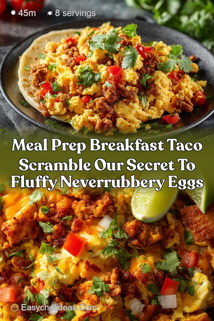 Meal Prep Breakfast Taco Scramble Our Secret to Fluffy NeverRubbery Eggs