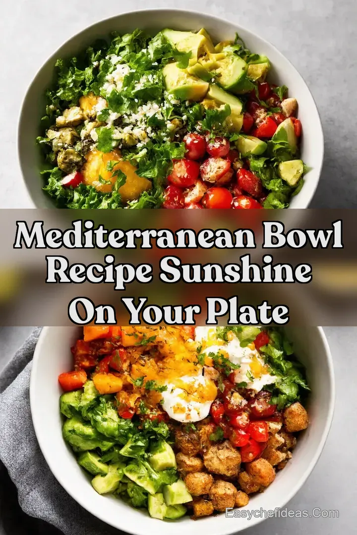 Mediterranean Bowl Recipe Sunshine On Your Plate