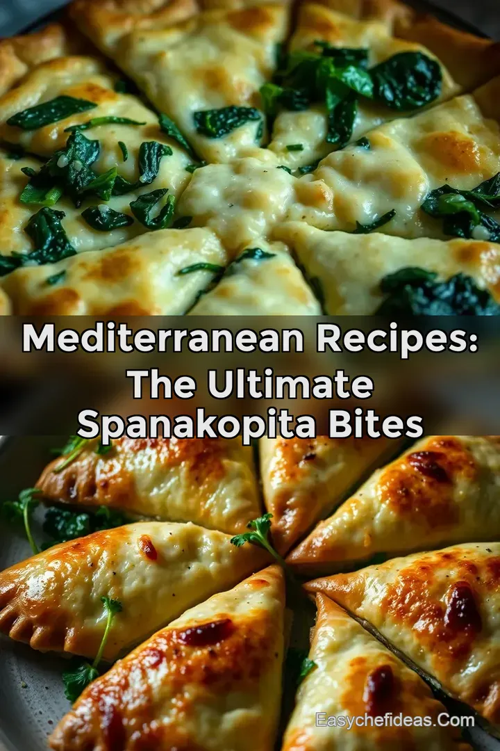 Mediterranean Recipes: The Ultimate Spanakopita Bites
