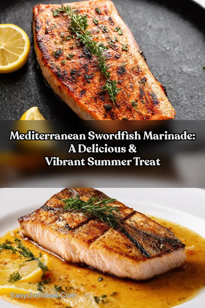 Mediterranean Swordfish Marinade: A Delicious & Vibrant Summer Treat