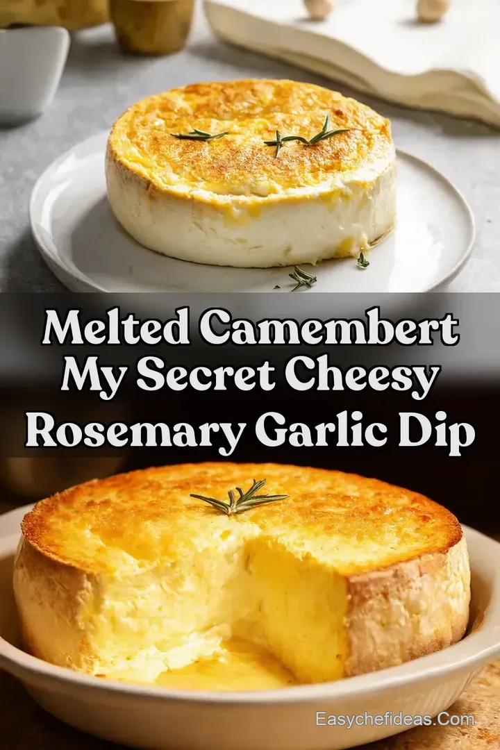 Melted Camembert My Secret Cheesy Rosemary Garlic Dip