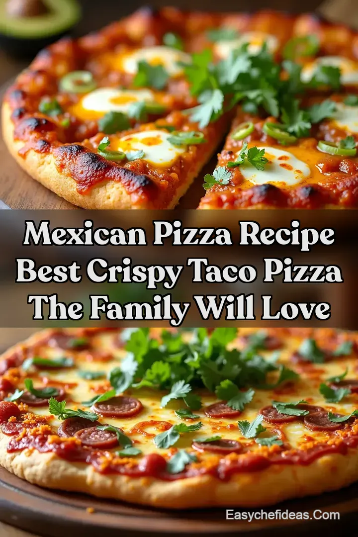 Mexican Pizza Recipe Best Crispy Taco Pizza the Family Will Love