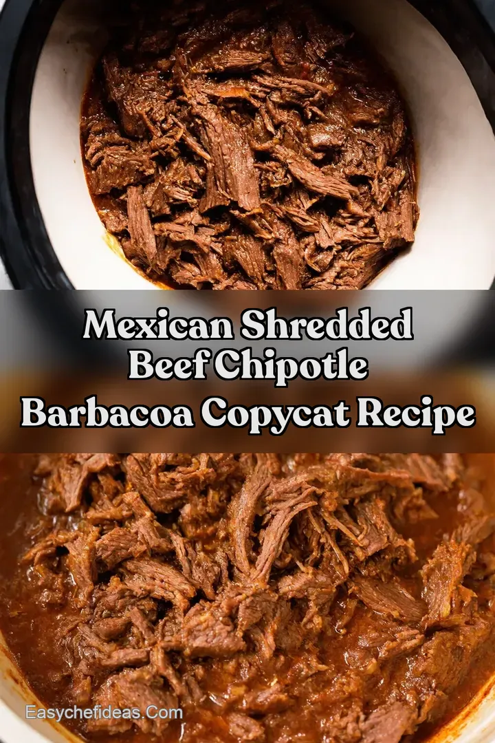 Mexican Shredded Beef Chipotle Barbacoa Copycat Recipe