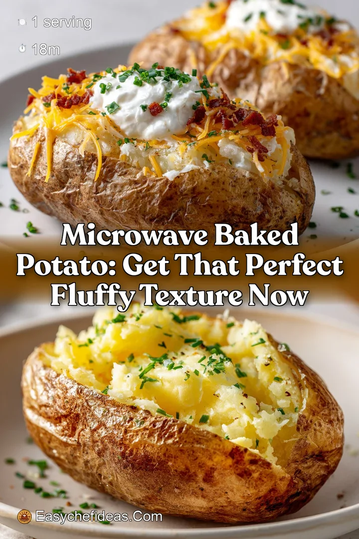 Microwave Baked Potato: Get That Perfect Fluffy Texture Now