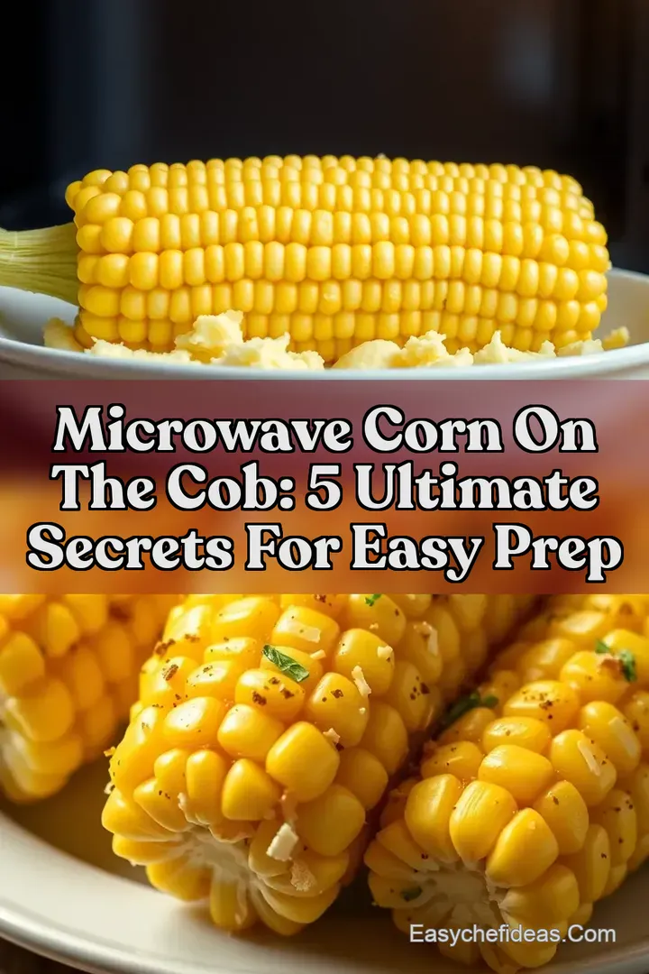 Microwave Corn on the Cob: 5 Ultimate Secrets For Easy Prep