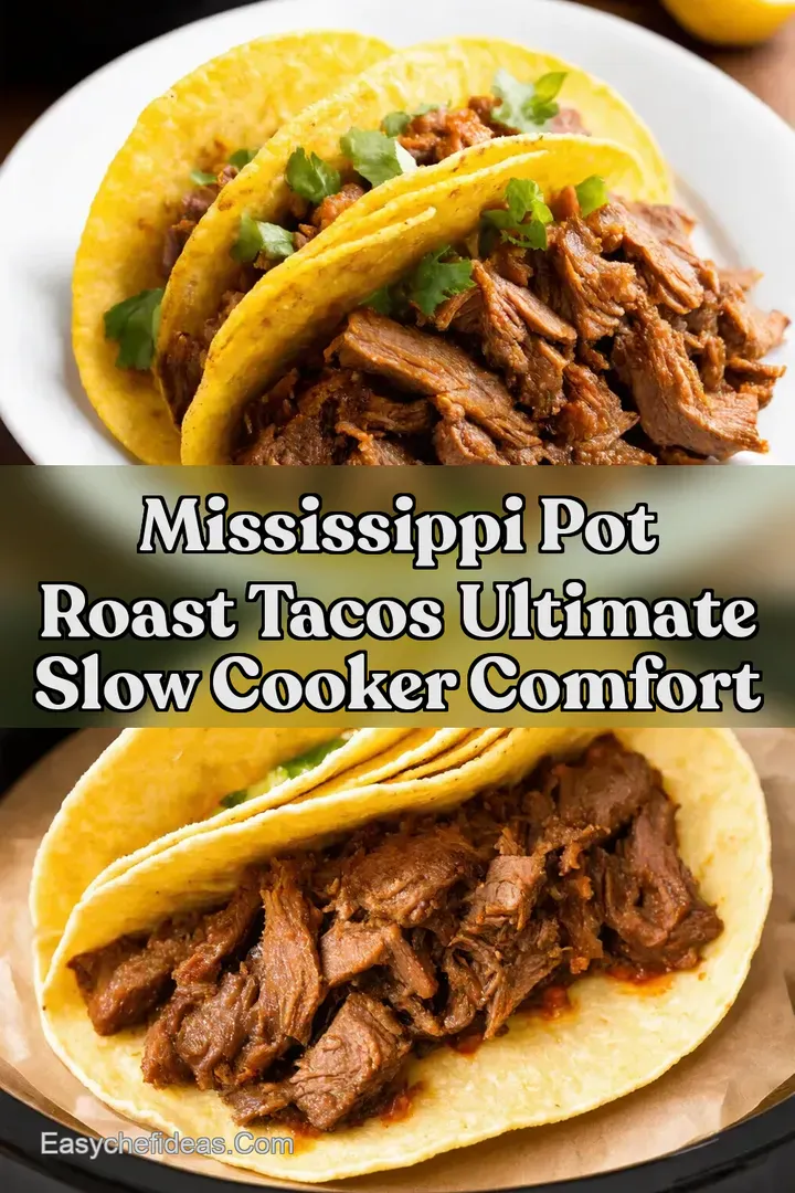 Mississippi Pot Roast Tacos Ultimate Slow Cooker Comfort