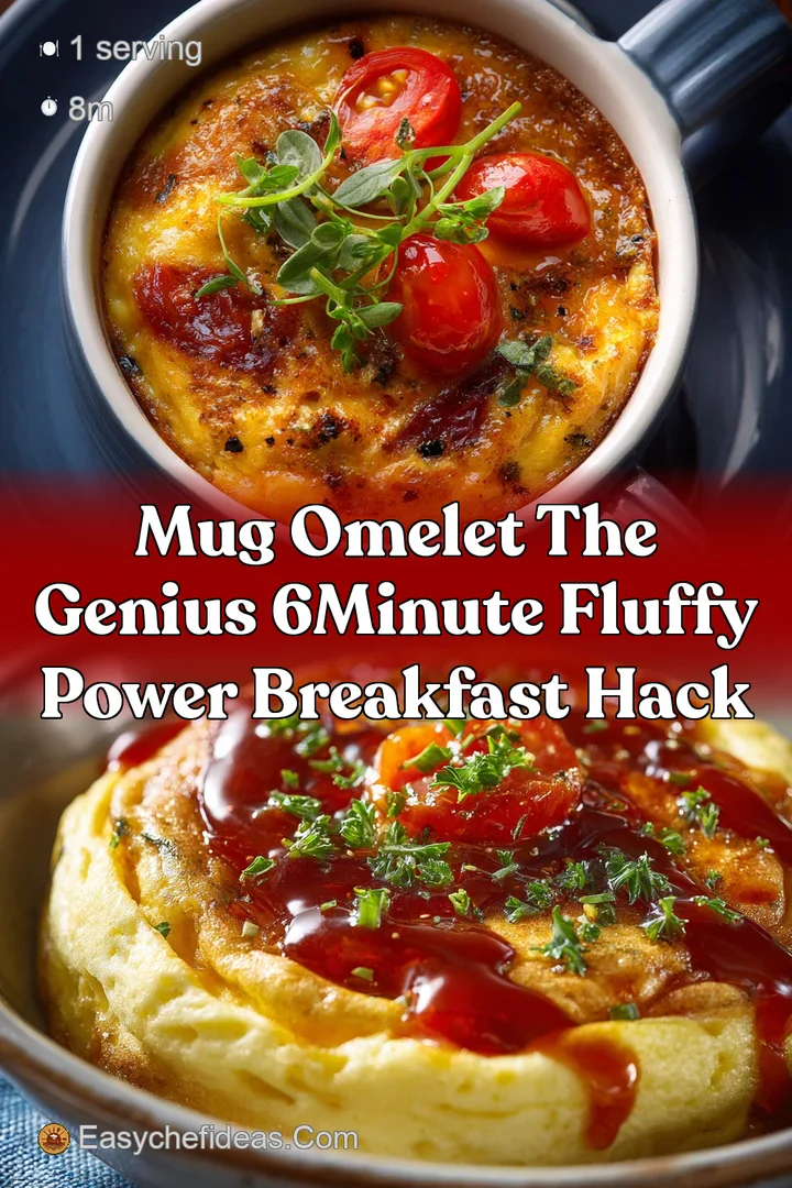 Mug Omelet The Genius 6Minute Fluffy Power Breakfast Hack