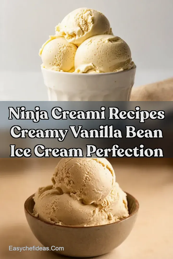Ninja Creami Recipes Creamy Vanilla Bean Ice Cream Perfection