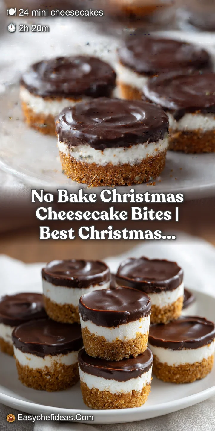 Close-up of a creamy cheesecake bite showing a buttery graham cracker base and a glossy red berry on top.