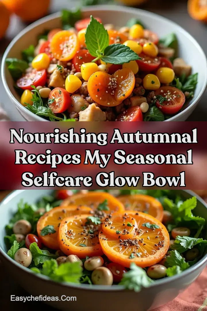 Nourishing Autumnal Recipes My Seasonal SelfCare Glow Bowl