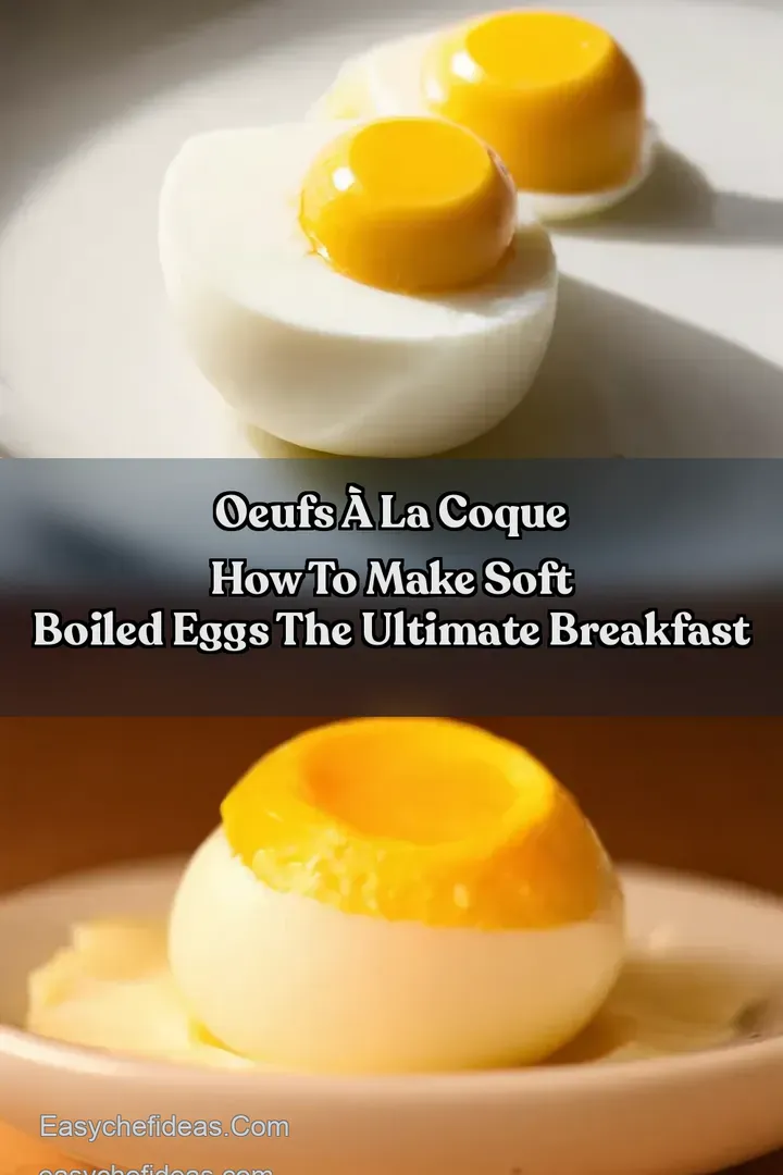 Oeufs &agrave; la Coque How to Make Soft Boiled Eggs The Ultimate Breakfast