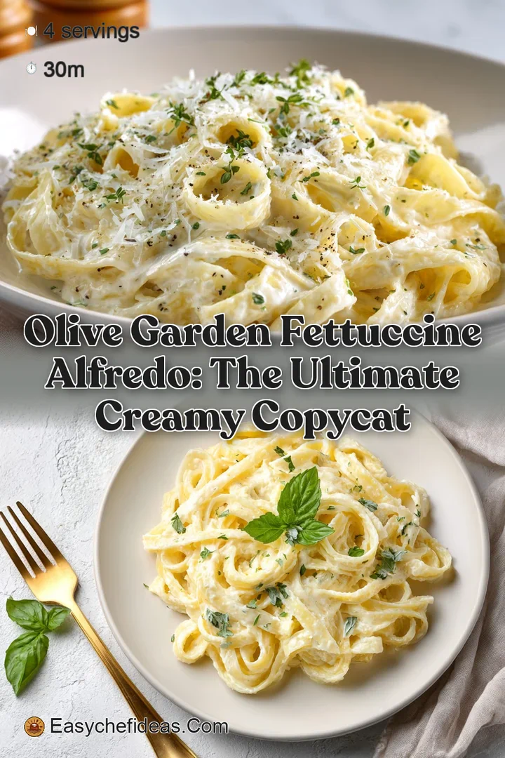 Olive Garden Fettuccine Alfredo: The Ultimate Creamy Copycat