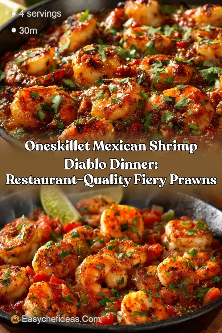 OneSkillet Mexican Shrimp Diablo Dinner: Restaurant-Quality Fiery Prawns