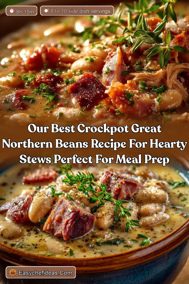 Our Best Crockpot Great Northern Beans Recipe for Hearty Stews Perfect for Meal Prep