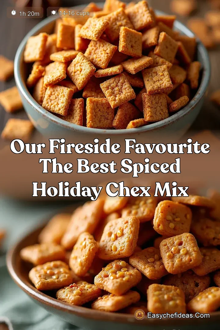 Our Fireside Favourite The Best Spiced Holiday Chex Mix