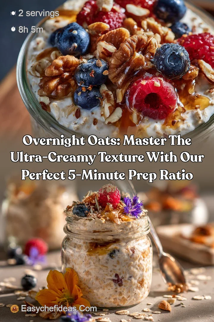 Overnight Oats: Master the Ultra-Creamy Texture with Our Perfect 5-Minute Prep Ratio
