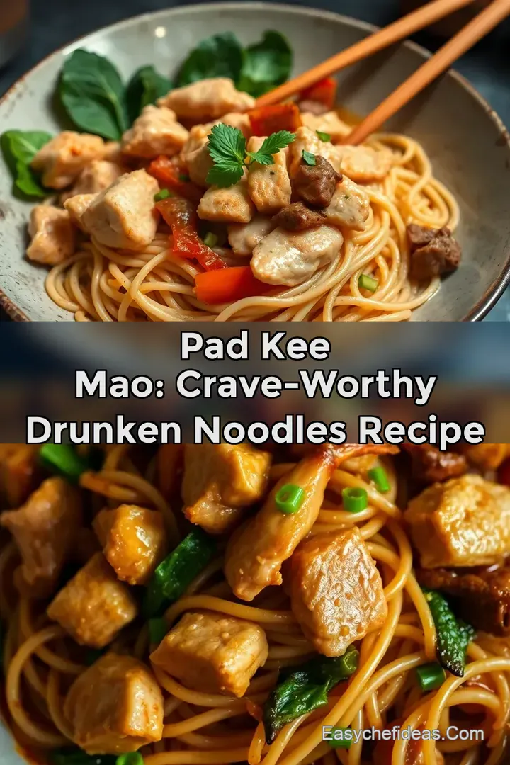 Pad Kee Mao: Crave-Worthy Drunken Noodles Recipe