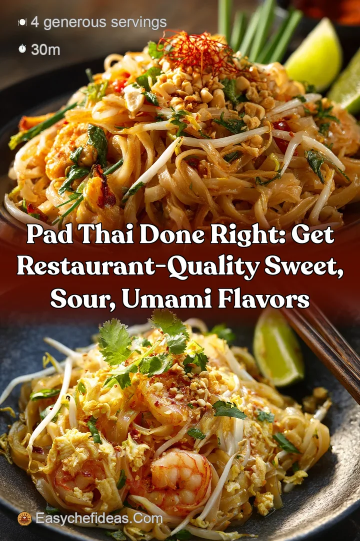 Pad Thai Done Right: Get Restaurant-Quality Sweet Sour Umami Flavors