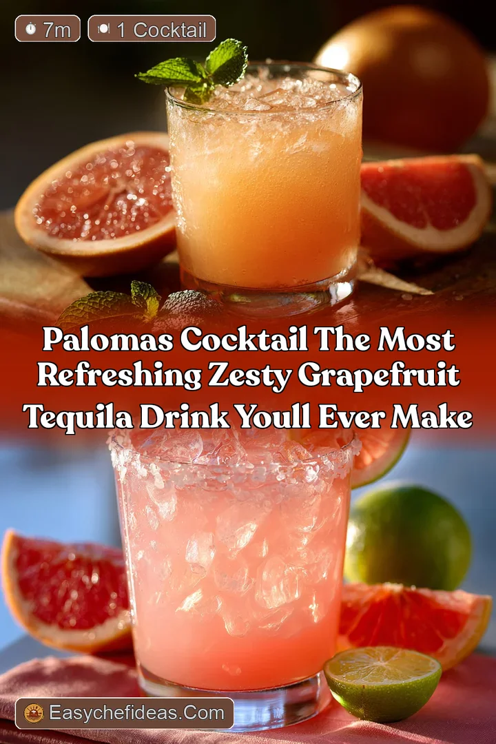 Palomas Cocktail The Most Refreshing Zesty Grapefruit Tequila Drink Youll Ever Make