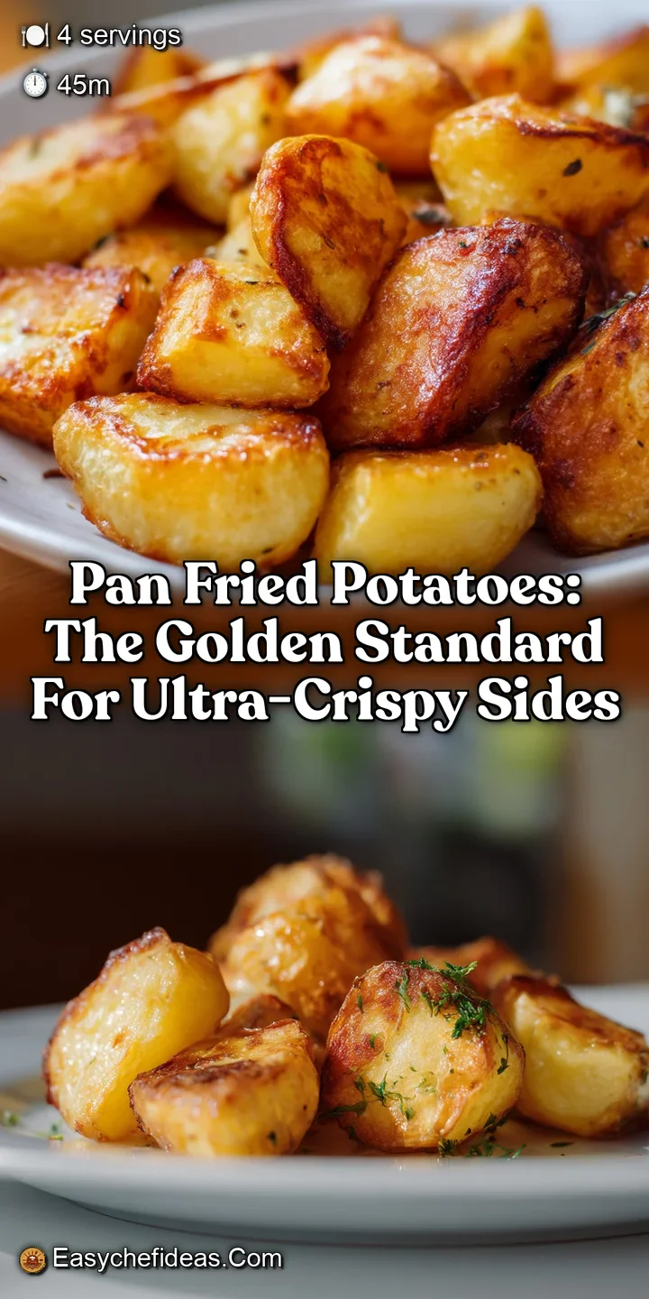 Pan Fried Potatoes: The Golden Standard for Ultra-Crispy Sides