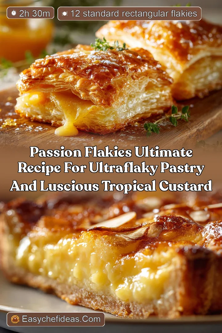 Passion Flakies Ultimate Recipe for UltraFlaky Pastry and Luscious Tropical Custard