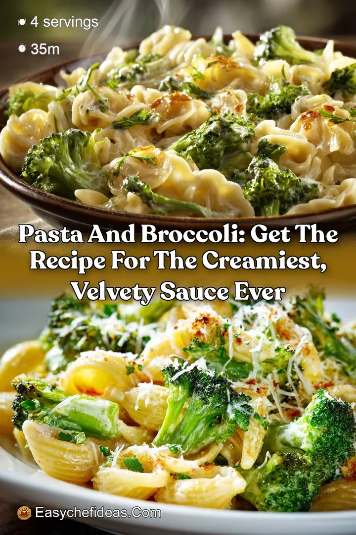 Pasta and Broccoli: Get the Recipe for the Creamiest Velvety Sauce Ever